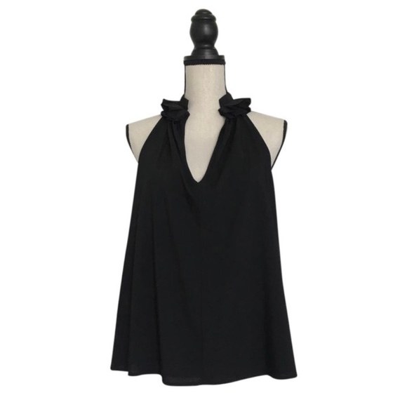Hawks Tops - ✨💫Hawks Black Sleeveless Blouse - Anthropologie